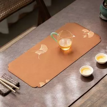 Водонепроницаемый китайский чайный коврик, теплоизоляционный коврик для посуды, чайная церемония, домашний декор Style 7