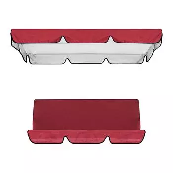 Водонепроницаемый комплект навеса для качелей, навеса для сада, чехла для стула, красного цвета синий