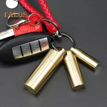 Водонепроницаемый контейнер для таблеток EDC, чехол для аксессуаров, хорошая герметизация, мини-размер, многоцелевой металлический контейнер для выживания на открытом воздухе, сухая коробка S