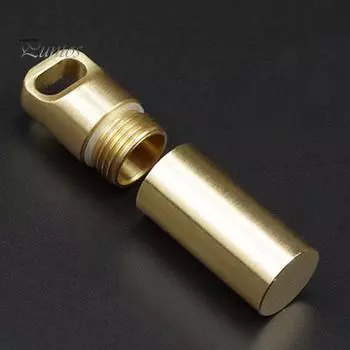 Водонепроницаемый контейнер для таблеток EDC, чехол для аксессуаров, хорошая герметизация, мини-размер, многоцелевой металлический контейнер для выживания на открытом воздухе, сухая коробка S