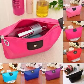 Водонепроницаемый кошелек для макияжа Женская косметическая сумка для макияжа Клатч Туалетные принадлежности Дорожный набор Сумка-органайзер One Size розовый