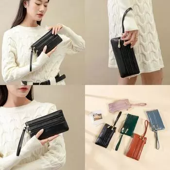 Водонепроницаемый кошелек для монет с ремешком, кошелек для денег, портативная женская сумка