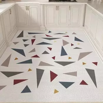 Водонепроницаемый ковер кухонный домашний коврик для пола украшения масляный ПВХ коврик входная дверь коврик нескользящий балконный коврик Tapete De Cocina 50x80cm
