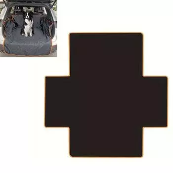Водонепроницаемый коврик для багажника автомобиля, устойчивый к царапинам, универсальный коврик для багажника для собак, седанов Black