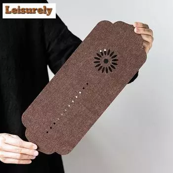 Водонепроницаемый коврик для чая Dry Bubble Mat Hollow Anti-scald Tea Table Mats Подставка для посуды Подставка для блюдца Подставка для чайника Аксессуары для чайного сервиза Kung Fu