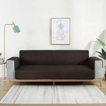 Водонепроницаемый коврик для дивана для домашних животных, однотонный интегрированный чехол для дивана, нескользящее полотенце из ткани 53*190cm