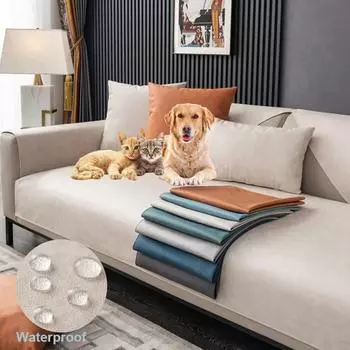 Водонепроницаемый коврик для дивана, нескользящий чехол для дивана в форме буквы L для гостиной, устойчивый к царапинам, для домашних животных, кошек, собак, детей, защитный чехол для дивана 70x70cm A