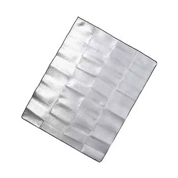 Водонепроницаемый коврик для пикника из алюминиевой фольги, одеяло для кемпинга, коврики для газона, уличная влагостойкая подстилка для походов, путешествий, семьи 1