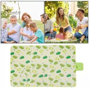 Водонепроницаемый коврик для пикника с защитой от песка, легкое складное одеяло, большой уличный пляжный коврик, многофункциональное одеяло семейного размера для кемпинга, пешего туризма, парка M