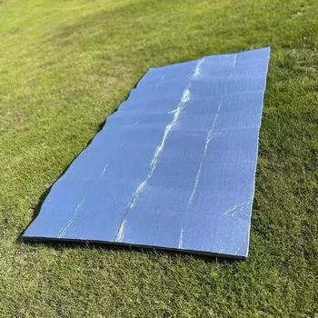 Водонепроницаемый коврик для сна для кемпинга, алюминиевая фольга, складной коврик для пикника, пляжа, влагостойкий матрас, коврик для кемпинга, серебристый 100x200cm