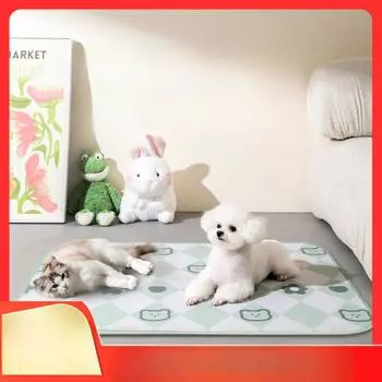 Водонепроницаемый коврик для сна собак и кошек, летний коврик для сна домашних животных, охлаждающий коврик для кошек, летний коврик для будки S 40*30cm