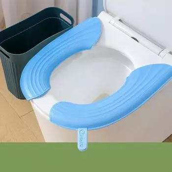 Водонепроницаемый коврик для унитаза, зимнее портативное сиденье для унитаза, утолщенный чехол для унитаза из ЭВА 4