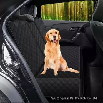 Водонепроницаемый коврик для заднего сиденья автомобиля для домашних животных 135cmx121cm чёрный