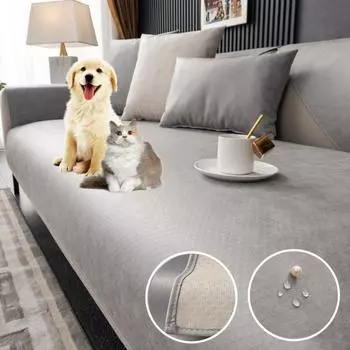 Водонепроницаемый коврик-полотенце для дивана, всесезонные нескользящие чехлы для дивана для гостиной, защита от царапин для кошек, собак, детей, защита для дивана 70x70 A