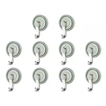 - Водонепроницаемый крючок с присоской, вешалка без гвоздей, хозяйственный крючок для полотенец, банный крючок (зеленый)