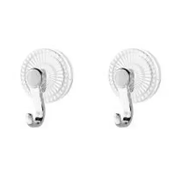 Водонепроницаемый крючок с присоской, вешалка без гвоздей, крючок для полотенец в ванную (Серебряный)