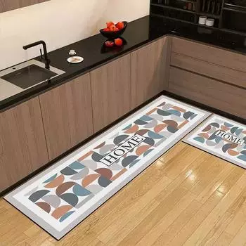 Водонепроницаемый кухонный коврик, впитывающий коврик для кухни, коврик для входной двери, длинный коврик для прихожей и балкона, можно стирать 45CMx70CM