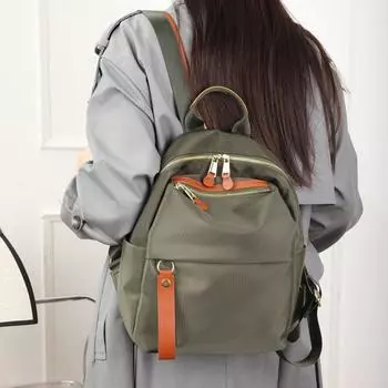 Водонепроницаемый легкий рюкзак из ткани Оксфорд, женский нишевый дизайн, повседневный рюкзак, мода 31 * 26 * 15CM
