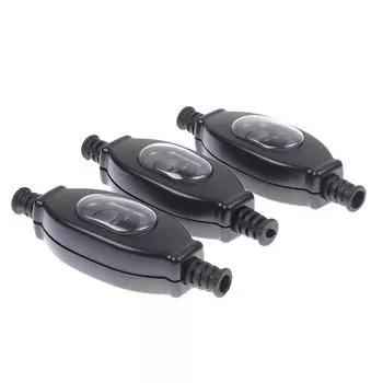 Водонепроницаемый линейный переключатель шнура переключателя круглый провод двойной переключатель пылезащитный переключатель 7mm