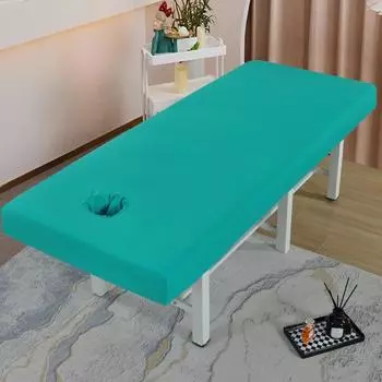 Водонепроницаемый, маслянистый, моющийся, мягкий, спа-клуб, выделенный, дышащий, с отверстиями, простыня для салона красоты, массажа 180cmx60cm