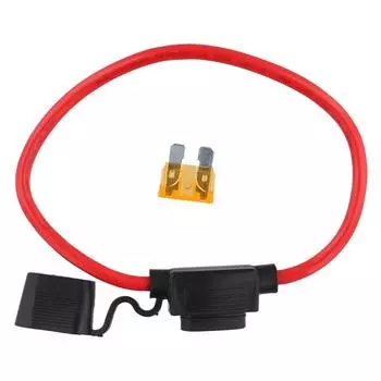 Водонепроницаемый мини-держатель автоматического предохранителя 10AWG встроенный держатель предохранителя с 5/20/30/40/50 A ATC предохранители автомобильный держатель лезвийного предохранителя 20A