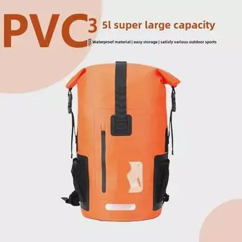 Водонепроницаемый многофункциональный рюкзак для отдыха на природе: Прочный, износостойкий, большой вместимости для дайвинга, пляжа, походов, кемпинга и альпинизма 35L армия зеленый