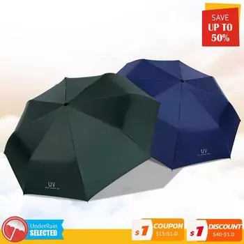 Водонепроницаемый модный ручной складной зонт от дождя для женщин подарок для мужчин мини-карманный зонтик для девочек анти-УФ портативные дорожные зонты