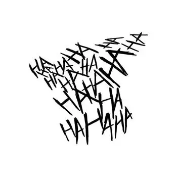 Водонепроницаемый мотоцикл скутер забавные наклейки хахаха мотоциклетный шлем наклейка электрический велосипед автомобиль красный