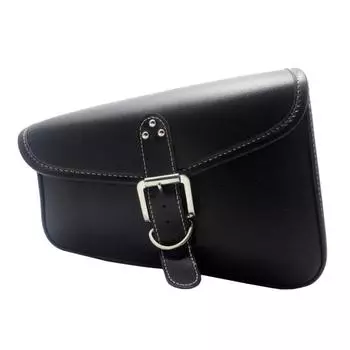 Водонепроницаемый мотоциклетный багажник из искусственной кожи для хранения багажа с левой и правой стороны седельной сумки Left чёрный