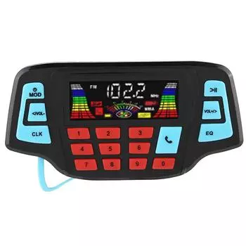 Водонепроницаемый мотоциклетный BT MP3-плеер аудио стерео акустическая система USB носитель карты памяти