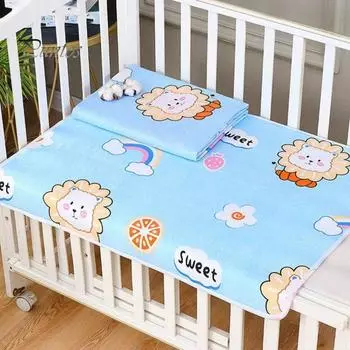 Водонепроницаемый моющийся коврик для подгузников для домашних животных с прозрачным рисунком, защита пола с принтом, можно стирать в машине, легко чистить для домашних животных розовый