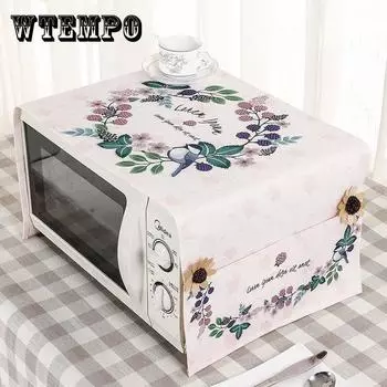 Водонепроницаемый мультяшный чехол для микроволновой печи с цифровой печатью, чехол для бытовой микроволновой печи, тканевый пылезащитный чехол, универсальный утолщенный