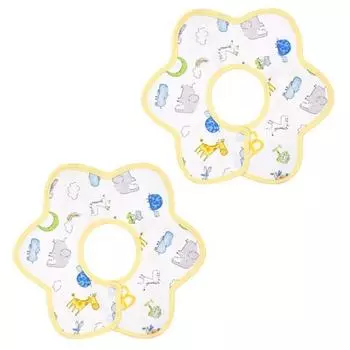 Водонепроницаемый нагрудник Bevenies Flower Snap 2p, корейские товары для детей