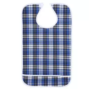 Водонепроницаемый нагрудник для приема пищи для взрослых и пожилых людей, многоразовый, с карманами, для помощи в приеме пищи, защита одежды