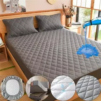 Водонепроницаемый наматрасник. Водонепроницаемая простыня. Стеганое защитное покрытие для матраса. Простыня. Односпальная двуспальная кровать. 90*200cm