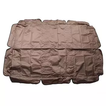 Водонепроницаемый навес для качелей на открытом воздухе, сменный навес для качелей из ткани Оксфорд с серебряным покрытием 420D кофейный