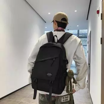 Водонепроницаемый нейлоновый рюкзак большой вместимости, однотонный, повседневный, унисекс, рюкзаки для девочек и мальчиков