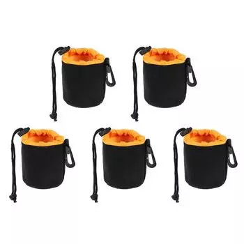 # Водонепроницаемый неопреновый чехол для объектива камеры, защитный чехол с завязкой (S)