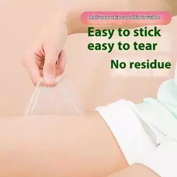 Водонепроницаемый невидимый пластырь для ног, пластыри для подтяжки сосков, защитные полоски для бедер, предотвращающие натирание, прозрачная полиуретановая пленка для бега, платьев, тренировок 10 pcs