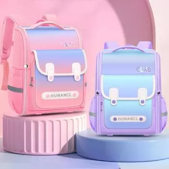 Водонепроницаемый новый многофункциональный милый школьный рюкзак большой вместимости для мальчиков и девочек, легкий рюкзак для учащихся начальной школы Small зелёный