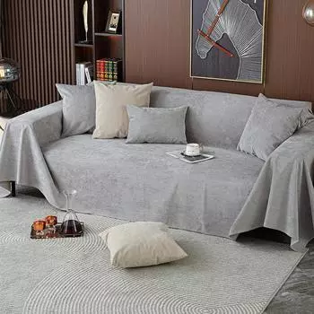 Водонепроницаемый однотонный бархатный чехол для дивана Four Seasons, нескользящий, устойчивый к моче и грязи 180*130cm