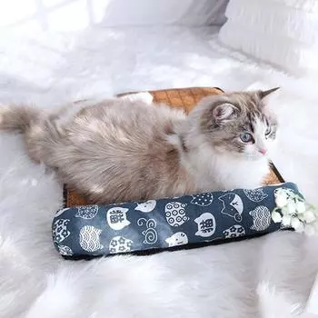 Водонепроницаемый охлаждающий коврик для кошек, складная собачья клетка, спальный коврик для собак, аксессуары для кошачьей кровати S зелёный