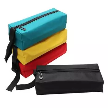 Водонепроницаемый органайзер DIYWORK, сумка для хранения шурупов, гвоздей, сверла, металлические детали, многофункциональная портативная сумка для инструментов, упаковка инструментов, Оксфорд чёрный