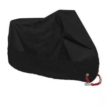 Водонепроницаемый открытый пылезащитный чехол для мотоцикла и велосипеда против снега непромокаемый солнцезащитный защитный чехол M чёрный