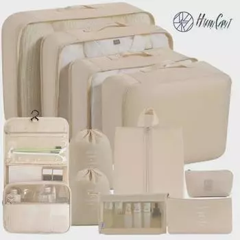 Водонепроницаемый оксфордский дорожный набор из 8 предметов для хранения косметики и туалетных принадлежностей