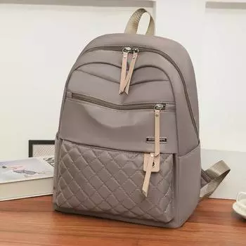 Водонепроницаемый Оксфордский рюкзак женский школьный рюкзак большой вместимости дорожный рюкзак серый