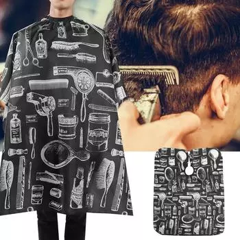 Водонепроницаемый парикмахерский дышащий фартук для стрижки волос, парикмахерская, накидка (120 x 145 см)