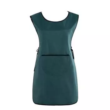 Водонепроницаемый парикмахерский фартук Большие карманы Фартук-жилет парикмахера Парикмахерская накидка Повара зелёный