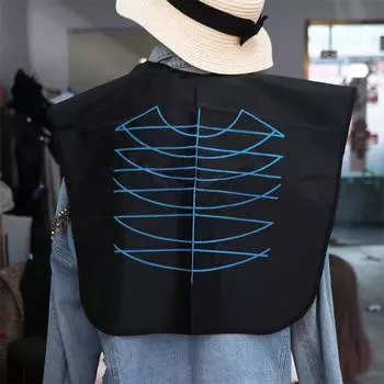 Водонепроницаемый парикмахерский фартук парикмахерская шаль накидка для стрижки волос накидка для стрижки волос салон чёрный