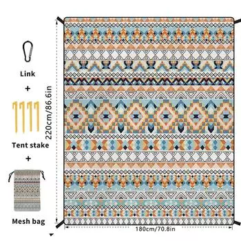 Водонепроницаемый пескозащитный пляжный коврик, складной коврик для кемпинга, портативный легкий коврик для отдыха на открытом воздухе, дорожный коврик для пикника, 220 х 180 см 180*220cm